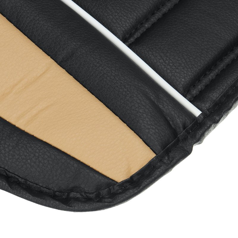 Universal Pu-läder Bilstolsöverdrag Front Pad Mat Full Surround Kuddskydd Enkel Installation