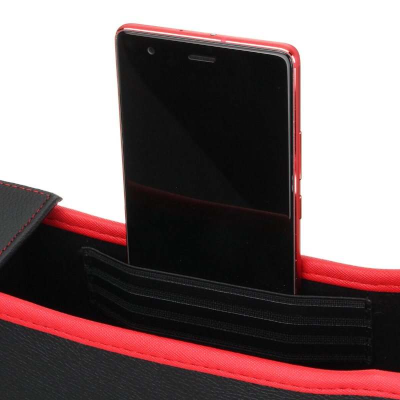 Usb-laddare Bil Höger Sida Säte Spricka Förvaringslåda Gap Filler Organizer Catcher Box Mugghållare