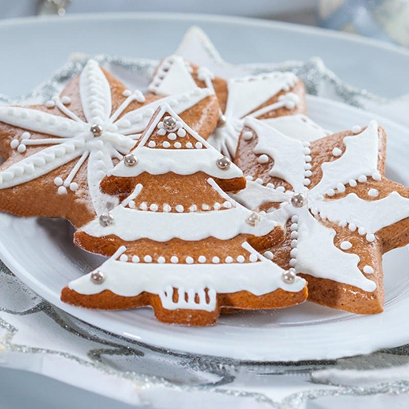 11 St Tecknade Djur Snöflinga Kex Hängande Julgransprydnad Handgjorda Dekorationer