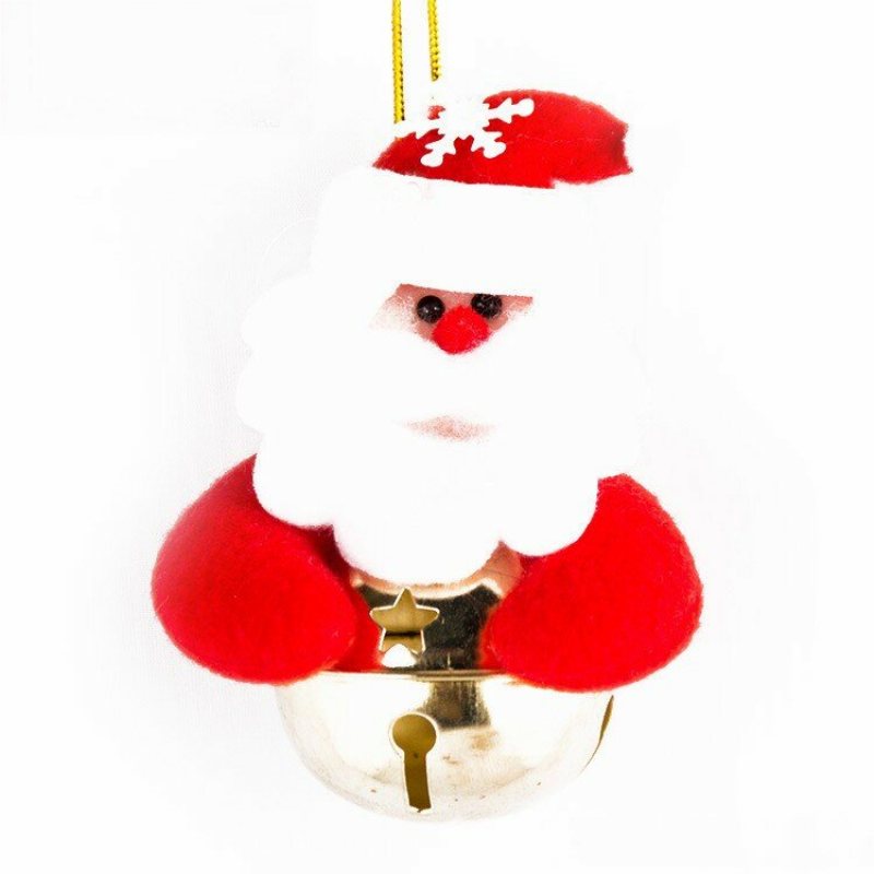 Christmas Santa Claus Snowman Bells Xmas Tree Hängande Dekoration Hänge Dekor