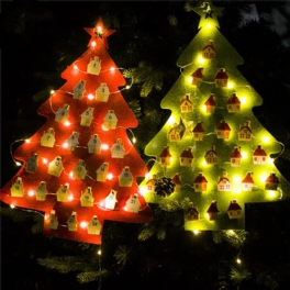 Juldekorationer Jultomten Kalender Trädklämmor Hängande Dekor