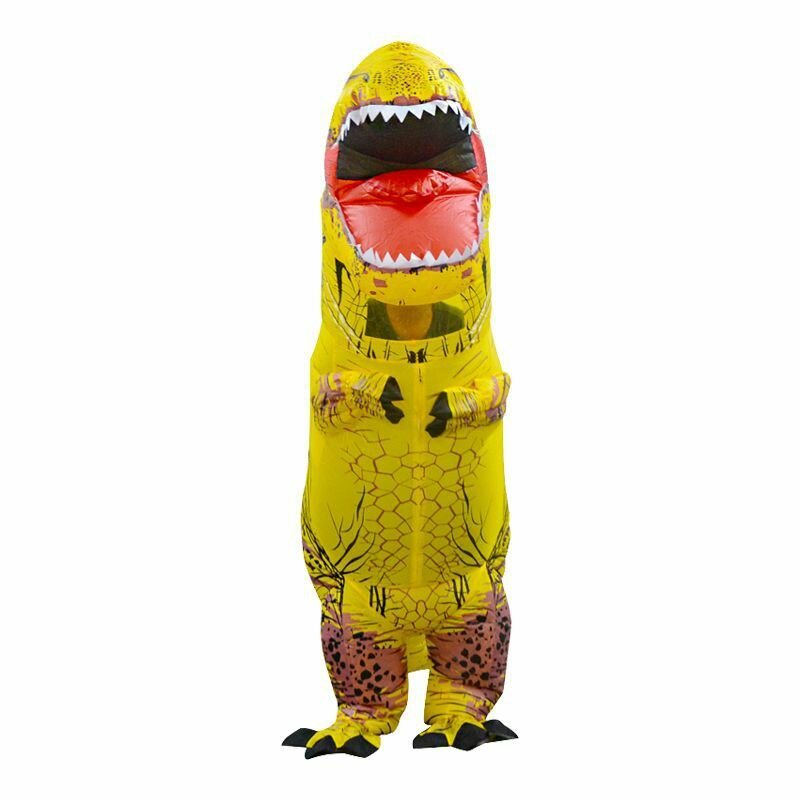 Uppblåsbara Leksaker Simulering Tyrannosaurus Rex Roliga Skrämda Kläder Dinosauriekläder